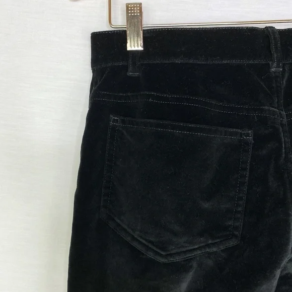 Lafayette 148 Petite Velvet Black Jeans - Picture 3 of 7